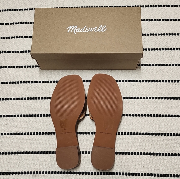 Madewell Cassady Mule in Woven Leather Sandals - Size 6 - Picture 6 of 9